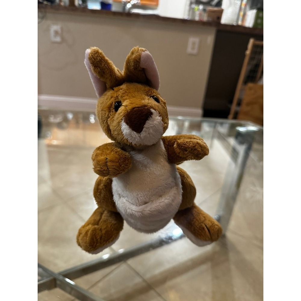 This item is a Ganz Webkinz Kangaroo plush toy, likely model HM180